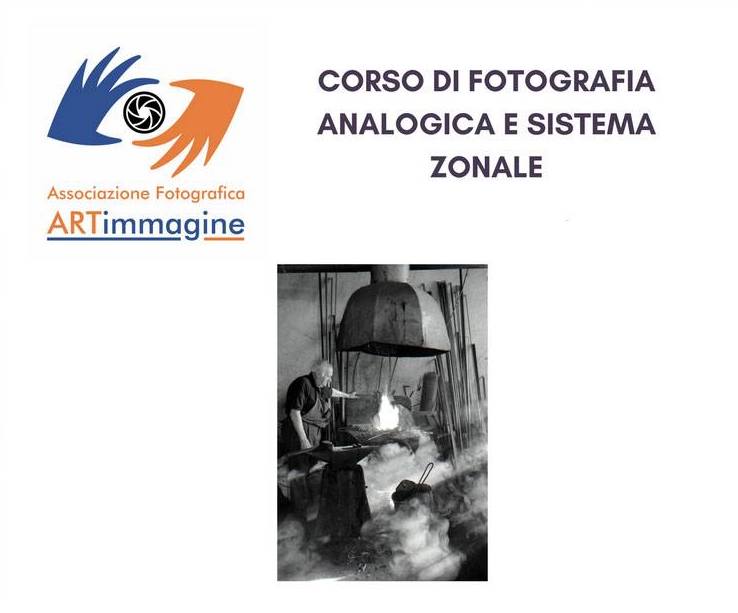 ritaglio corso di fotografia analogica e sistema zonale